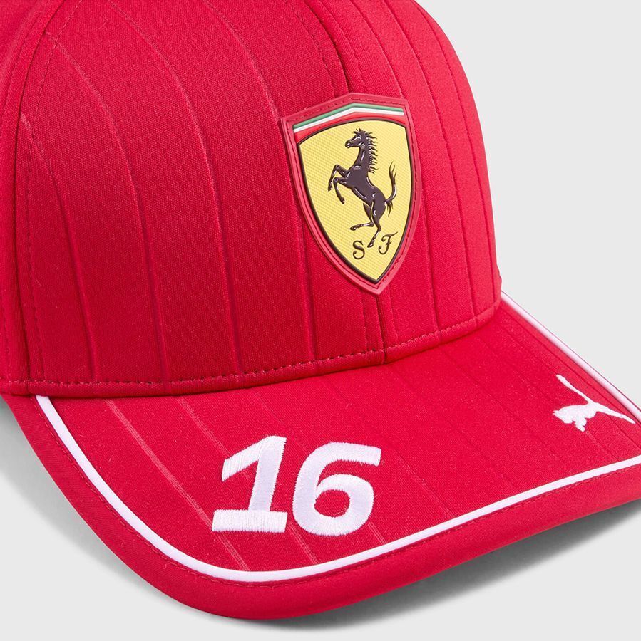2025 Charles Leclerc Driver Cap - Vermelho