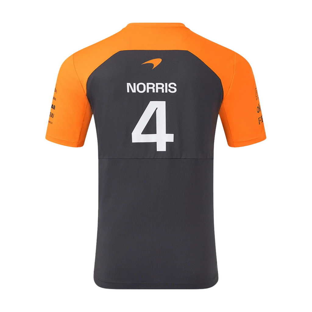 Camisola McLaren 2025 - Lando Norris #4 Dark Mode