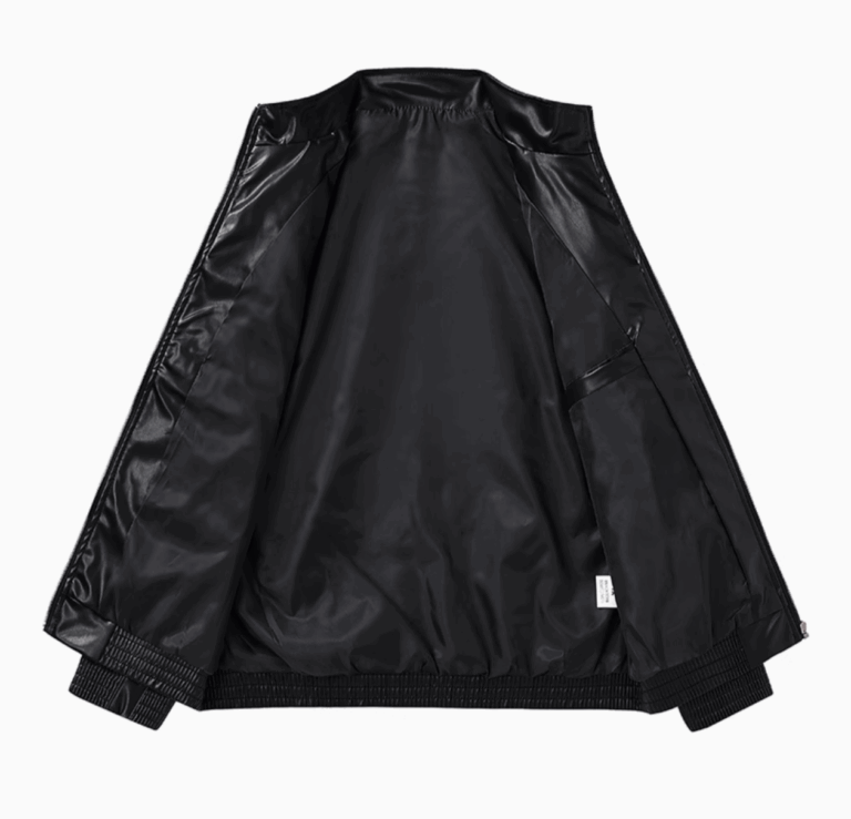 Black White Edition SF Jacket RACING PU Leather