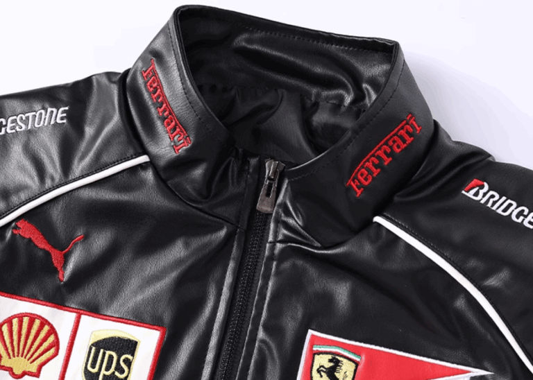 Black Red Edition SF Jacket RACING PU Leather