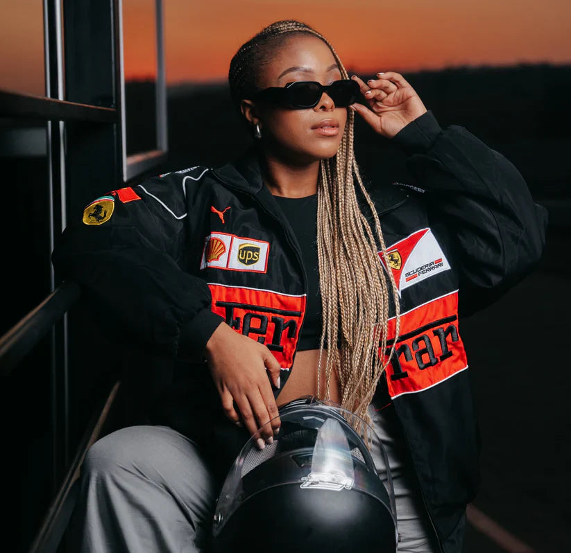 Black SF Jacket F1/RACING Vintage